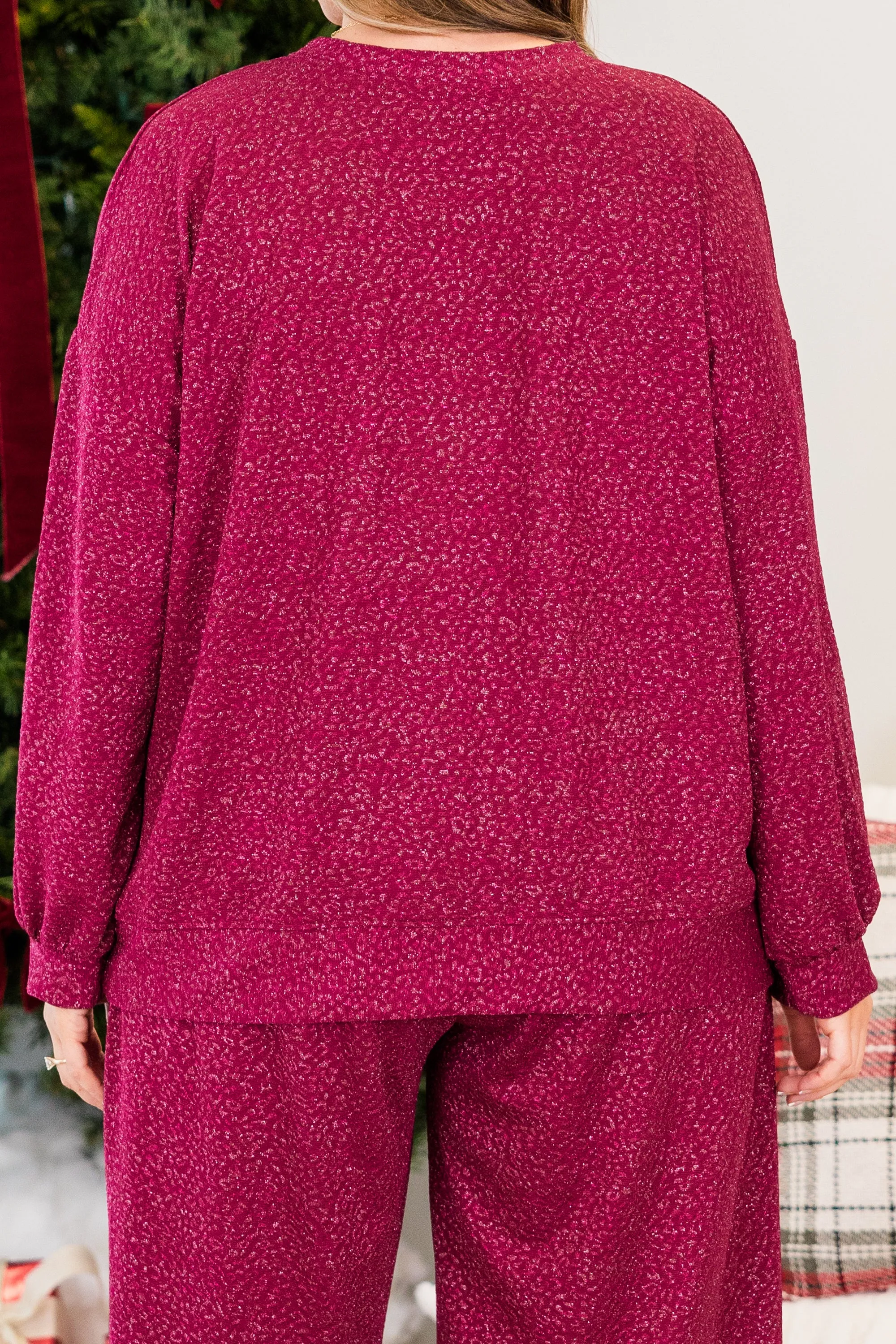 Always Glam Season Top, Magenta