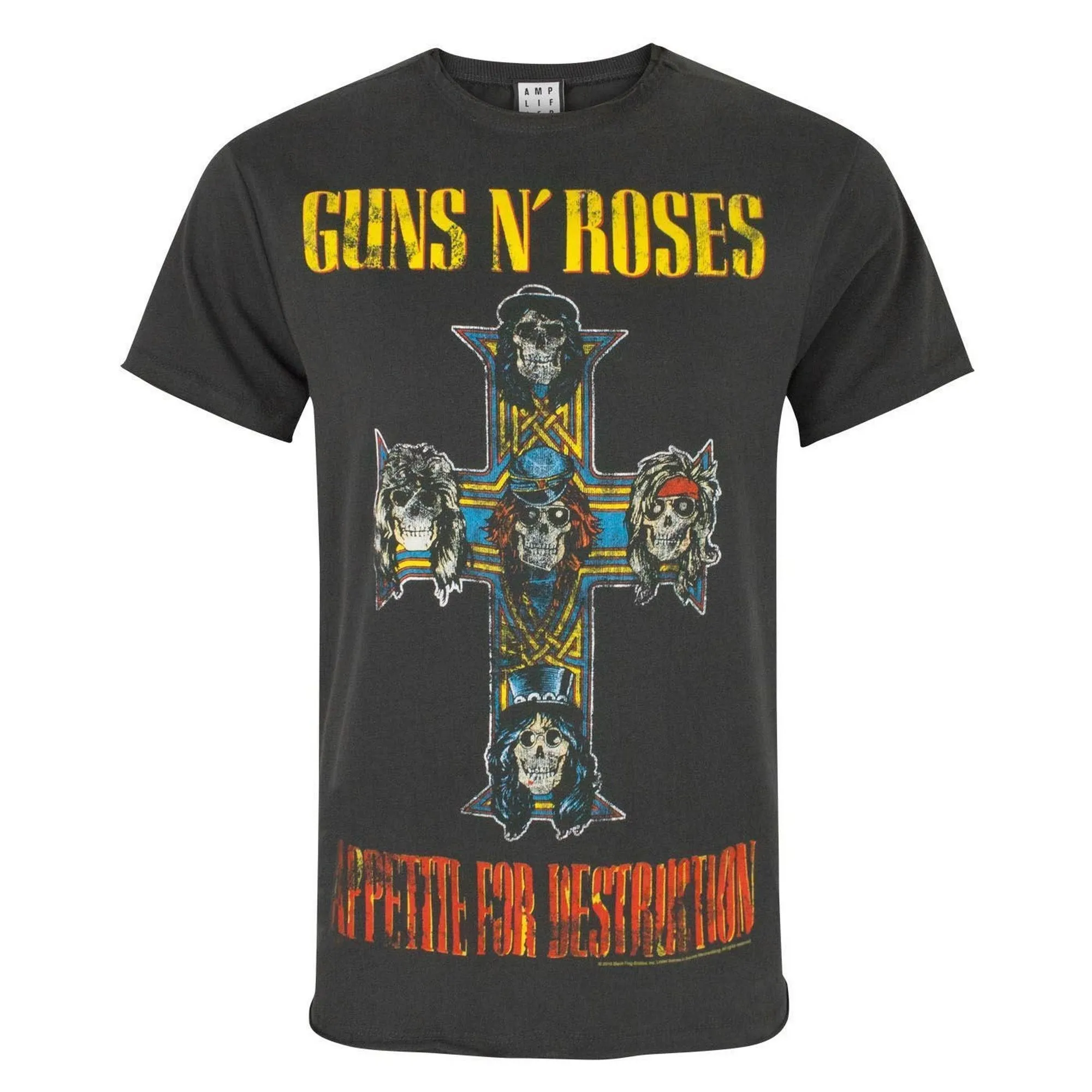 Amplified Official Mens Guns N Roses Appetite For Destruction T-Shirt