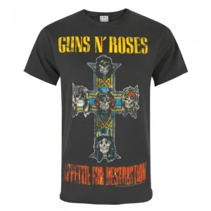 Amplified Official Mens Guns N Roses Appetite For Destruction T-Shirt