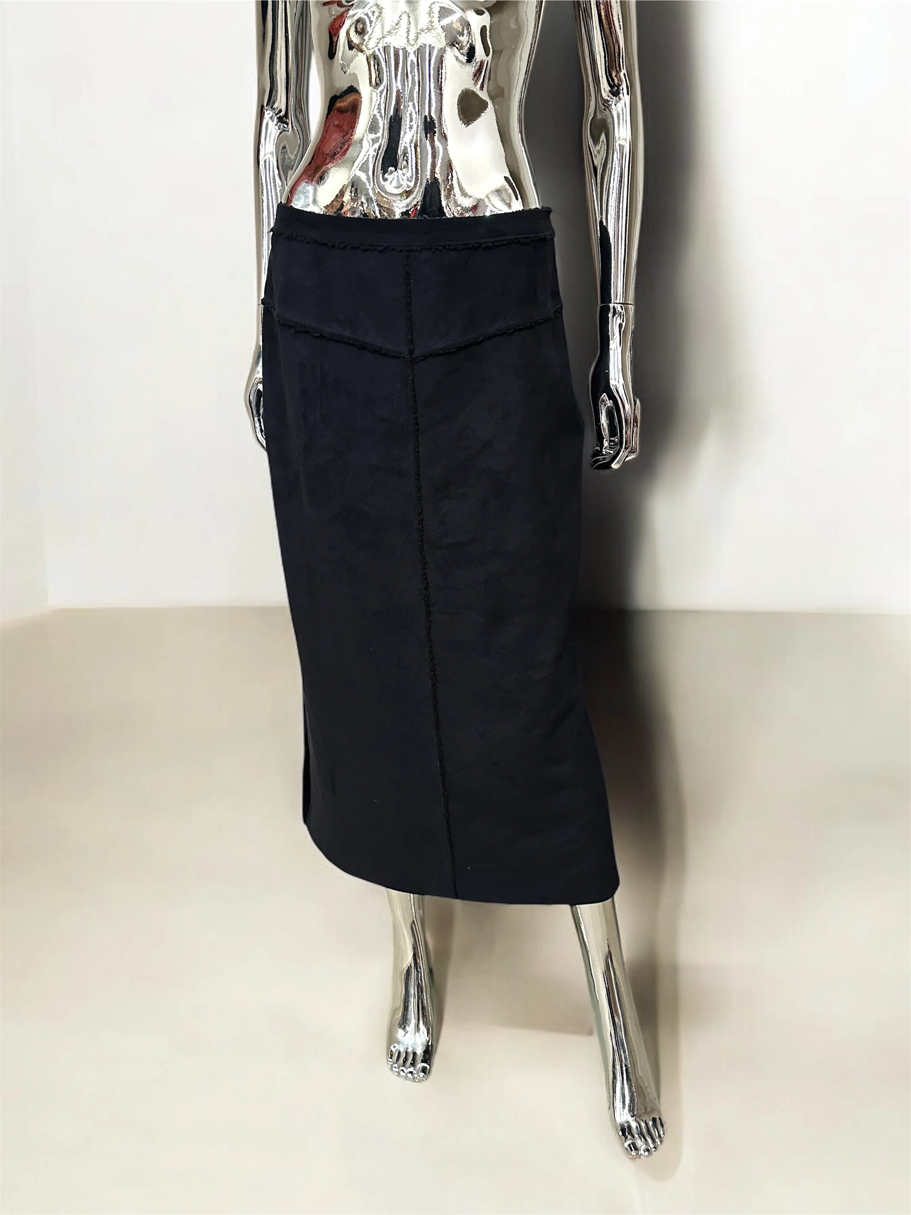 Black Made In Italy Long Skirt