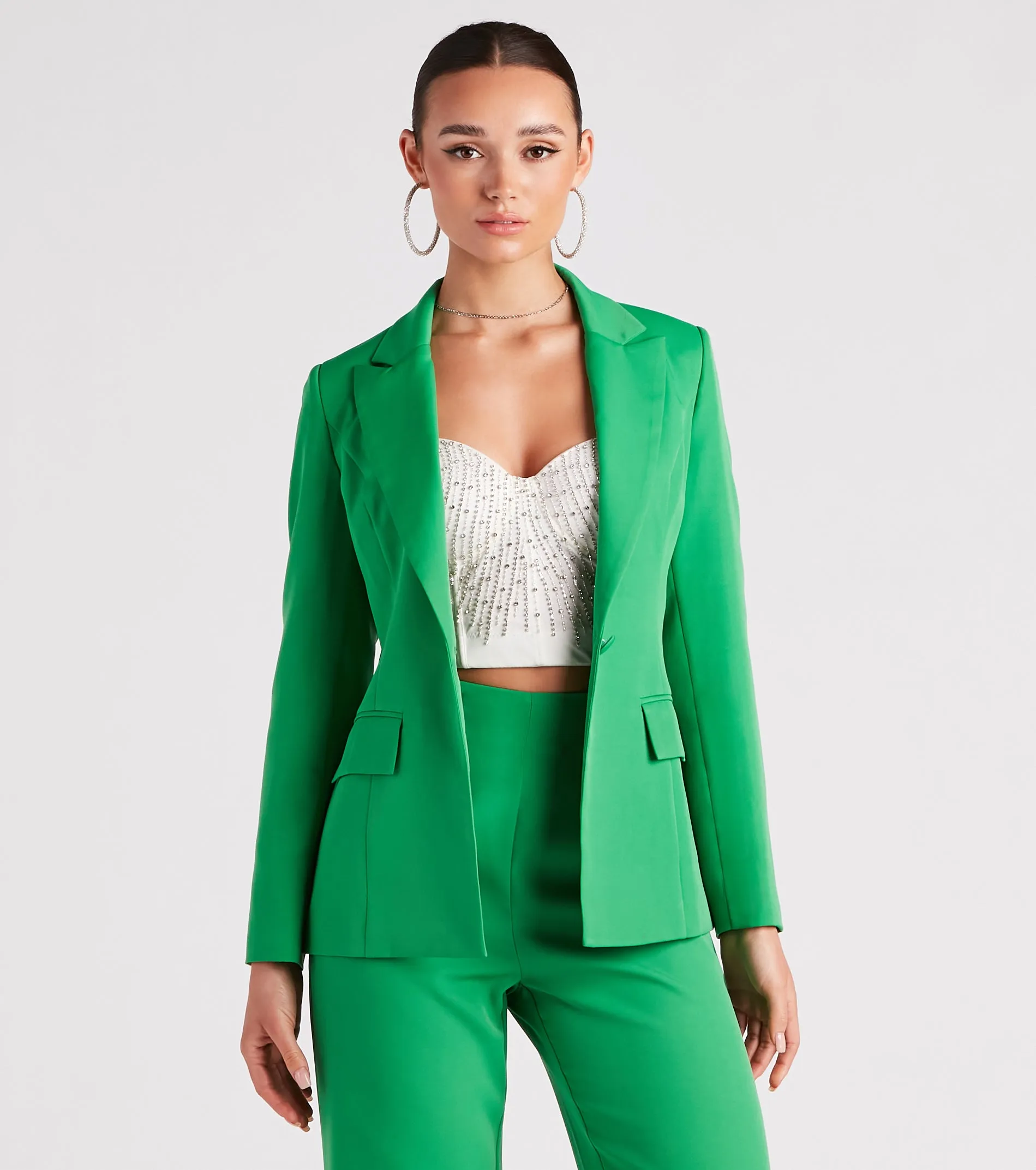 Bold Moves Woven Blazer