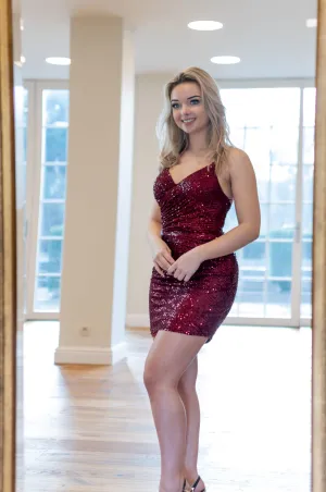 Dancing Diva Dress - Bordeaux