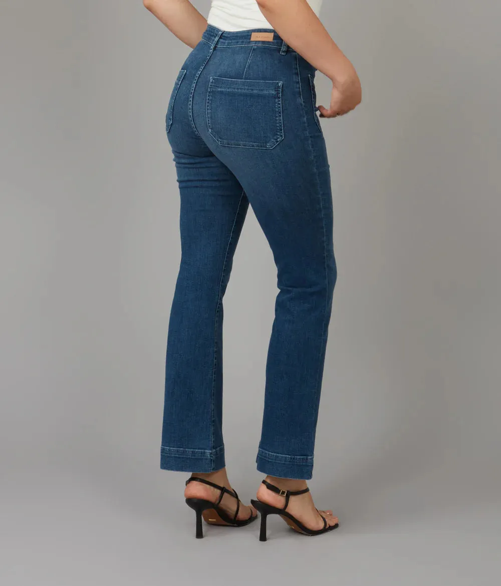 Gene Mid Rise Bootcut Jeans (31")