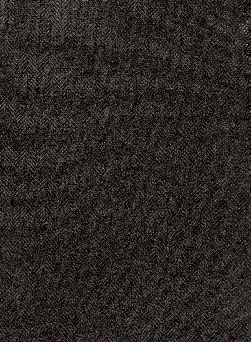Italian Wool Herringbone Sortez Pants