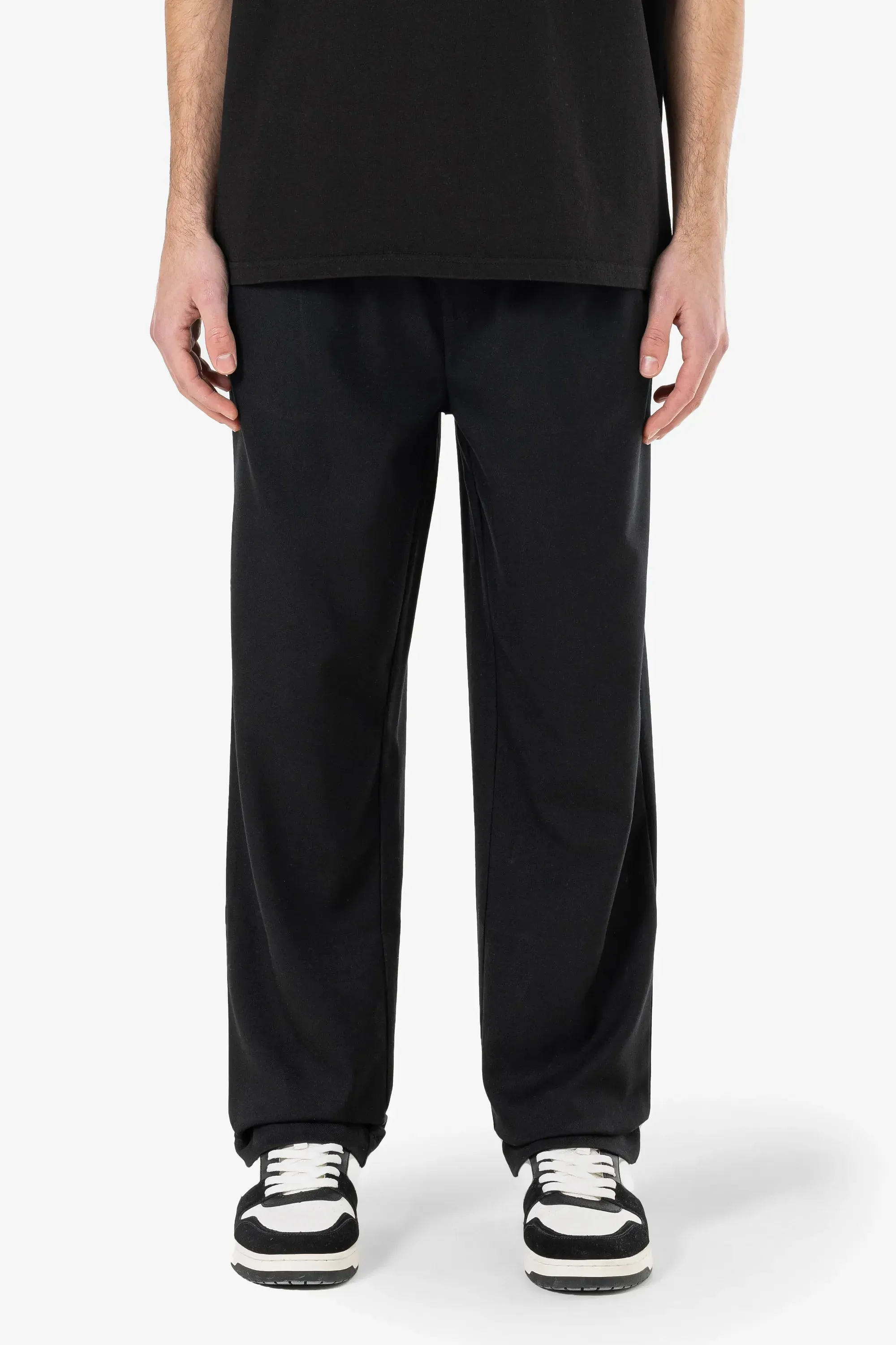 Karan Regular Smart Pants Black