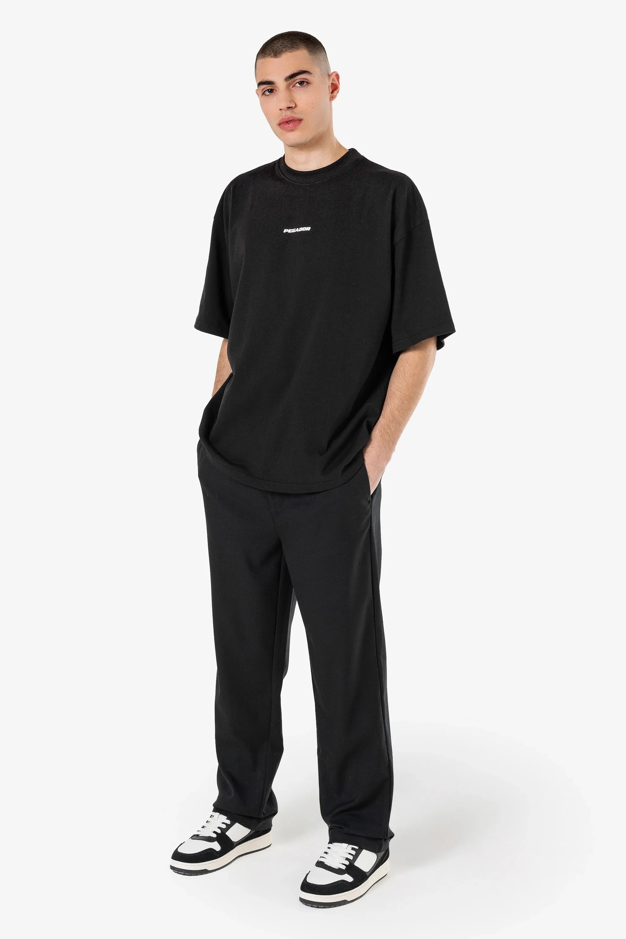 Karan Regular Smart Pants Black
