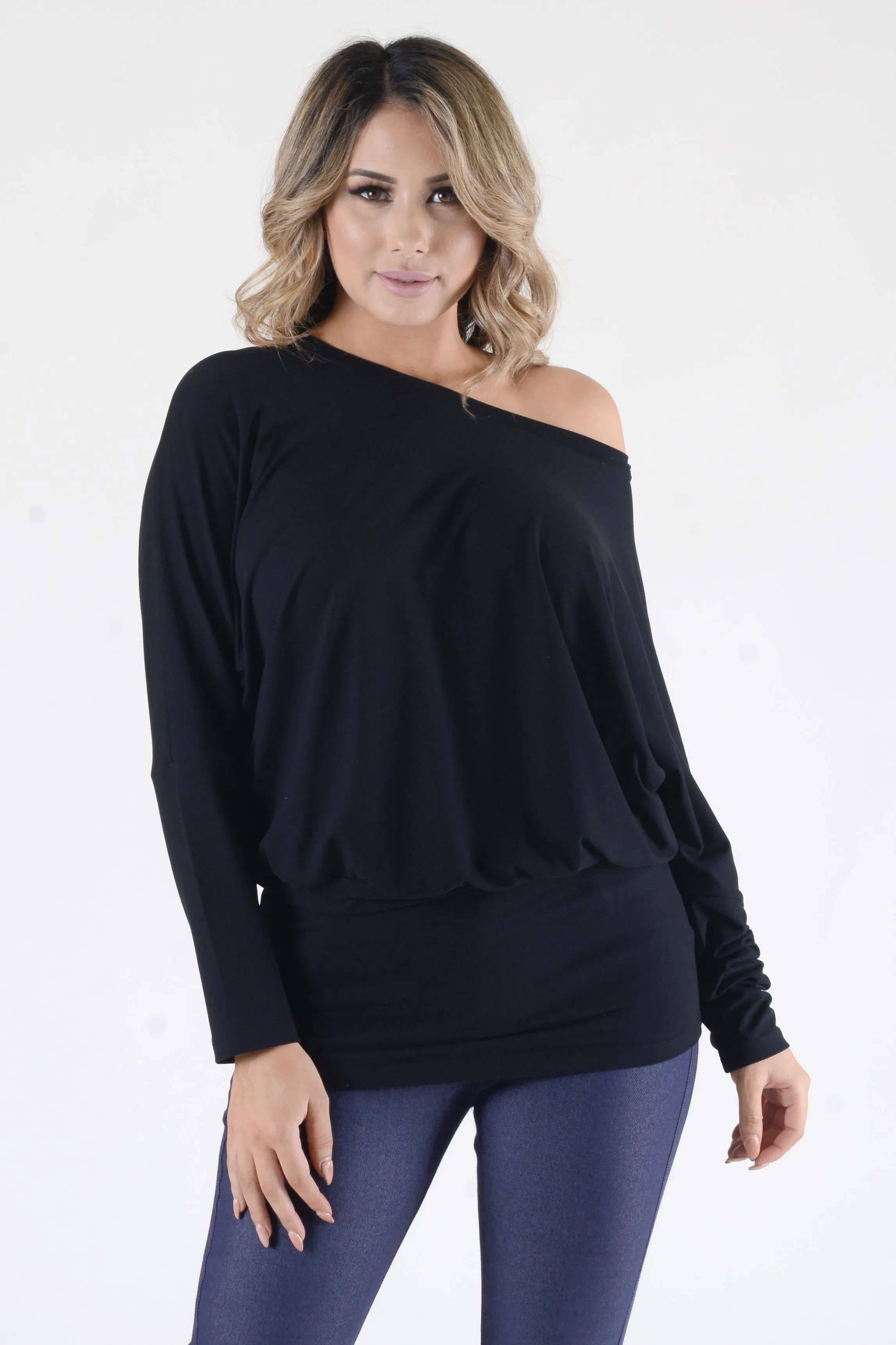Lady's Night Dolman Tunic Dress