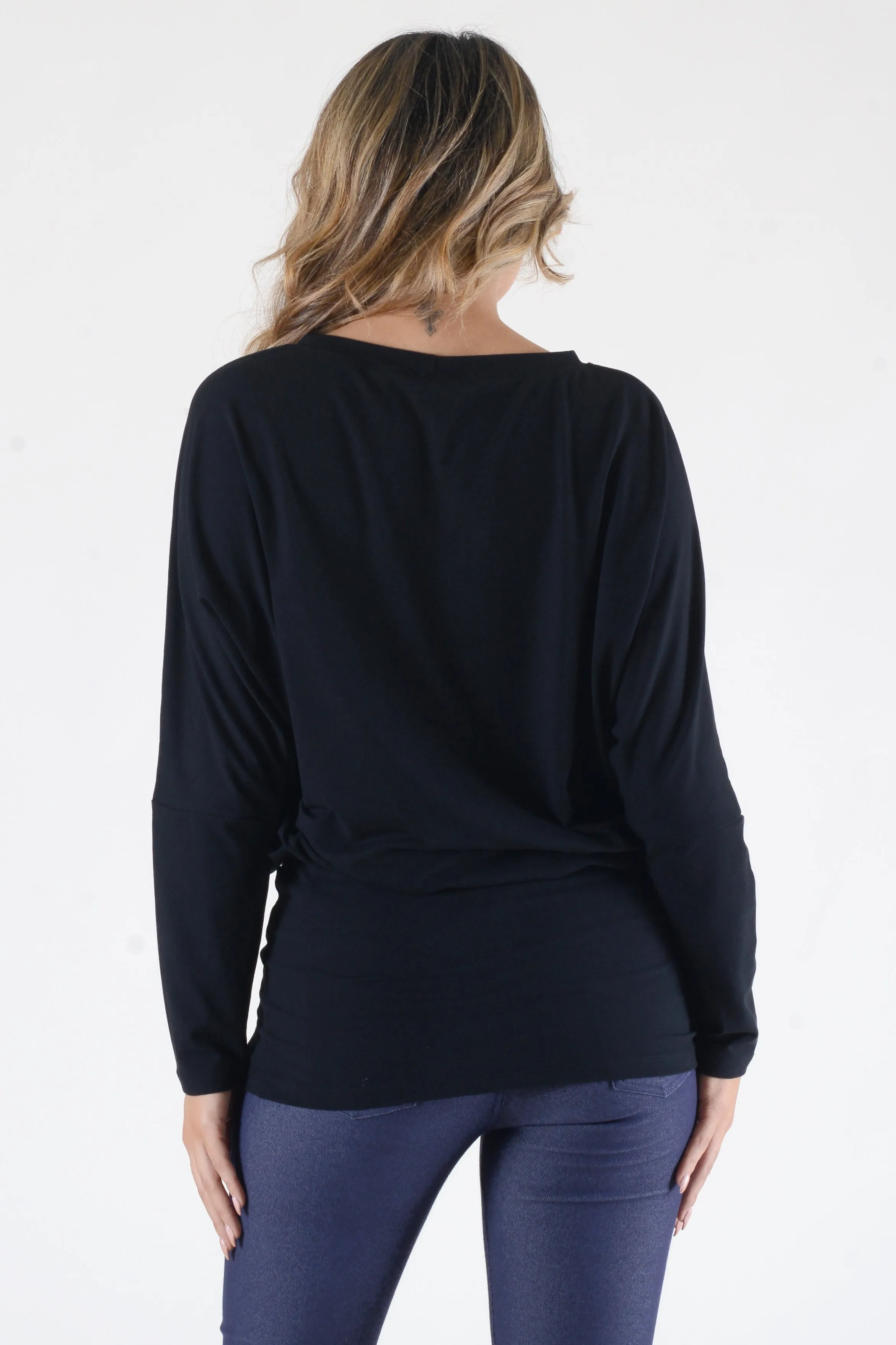 Lady's Night Dolman Tunic Dress