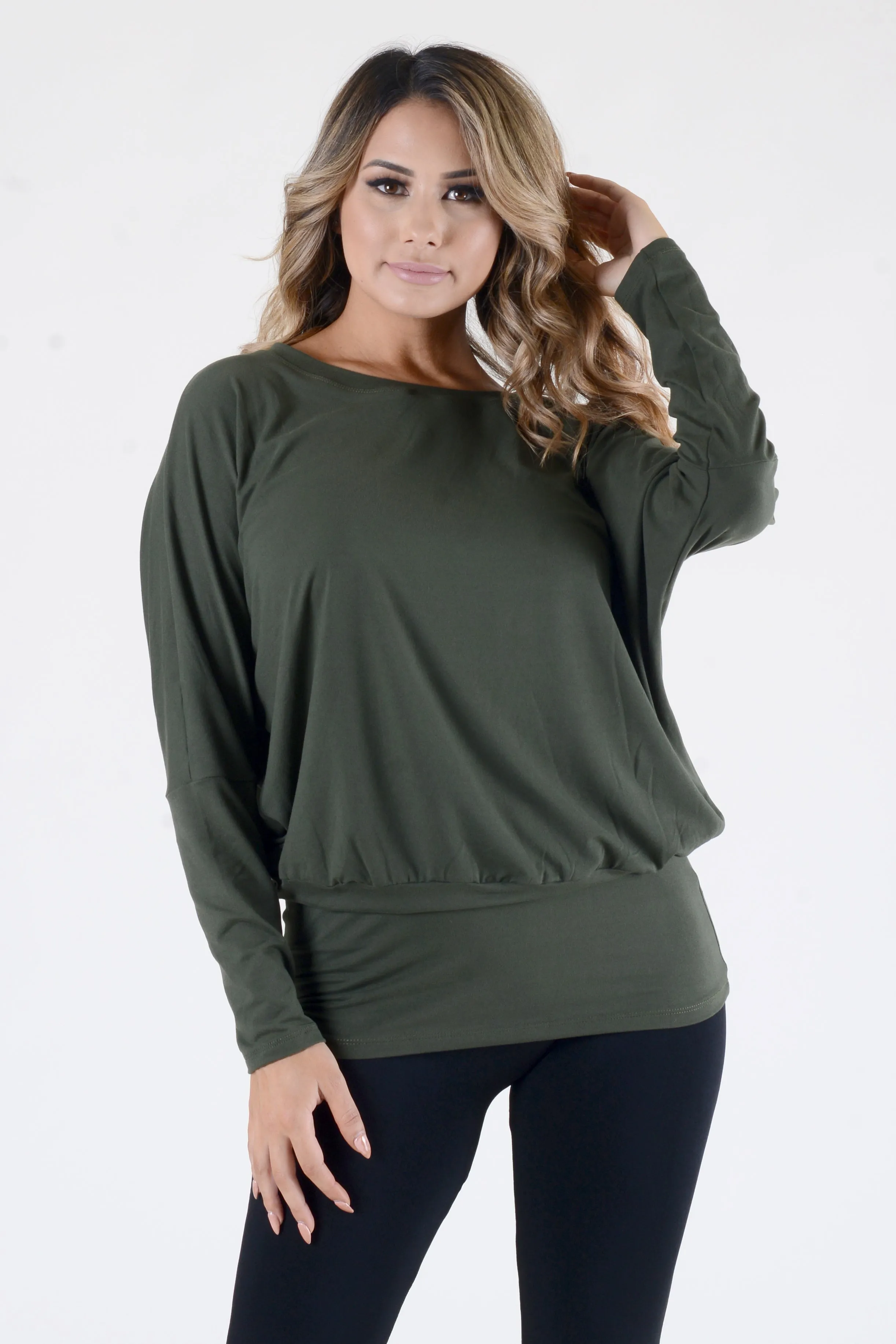 Lady's Night Dolman Tunic Dress