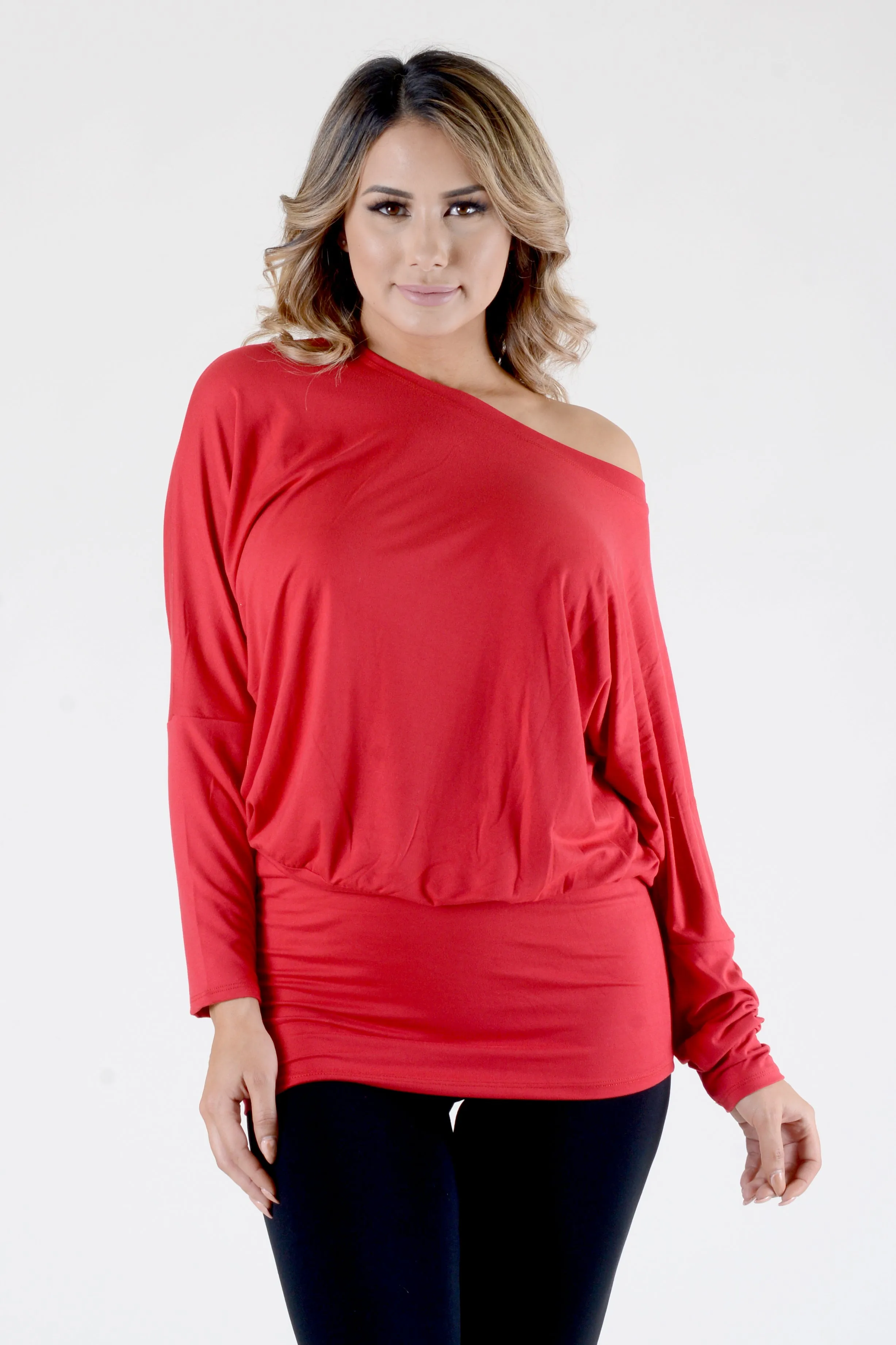 Lady's Night Dolman Tunic Dress