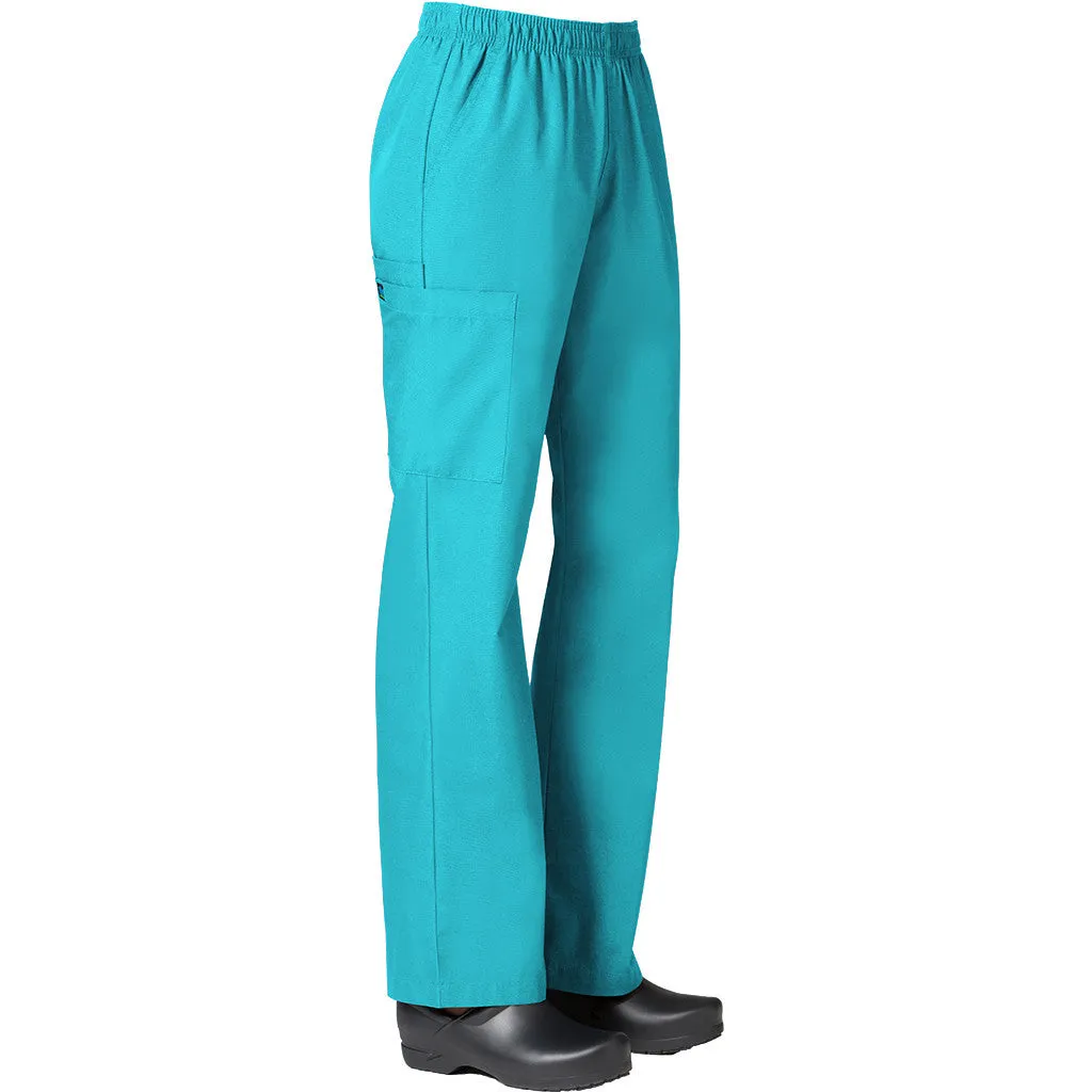 Maevn Core Womens Full Elastic Band Cargo Pant Style 9016 - Tall 33" Fit Size XS - XL