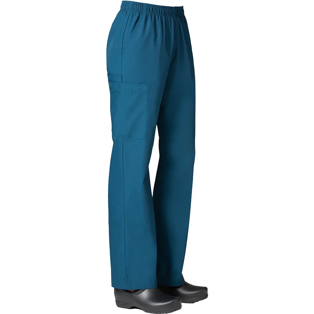 Maevn Core Womens Full Elastic Band Cargo Pant Style 9016 - Tall 33" Fit Size XS - XL