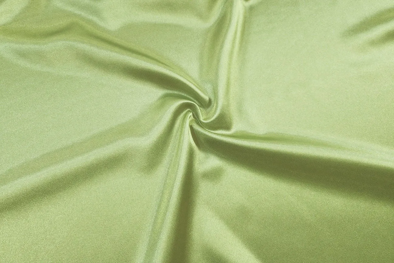 SA: Tea Green Stretch Satin