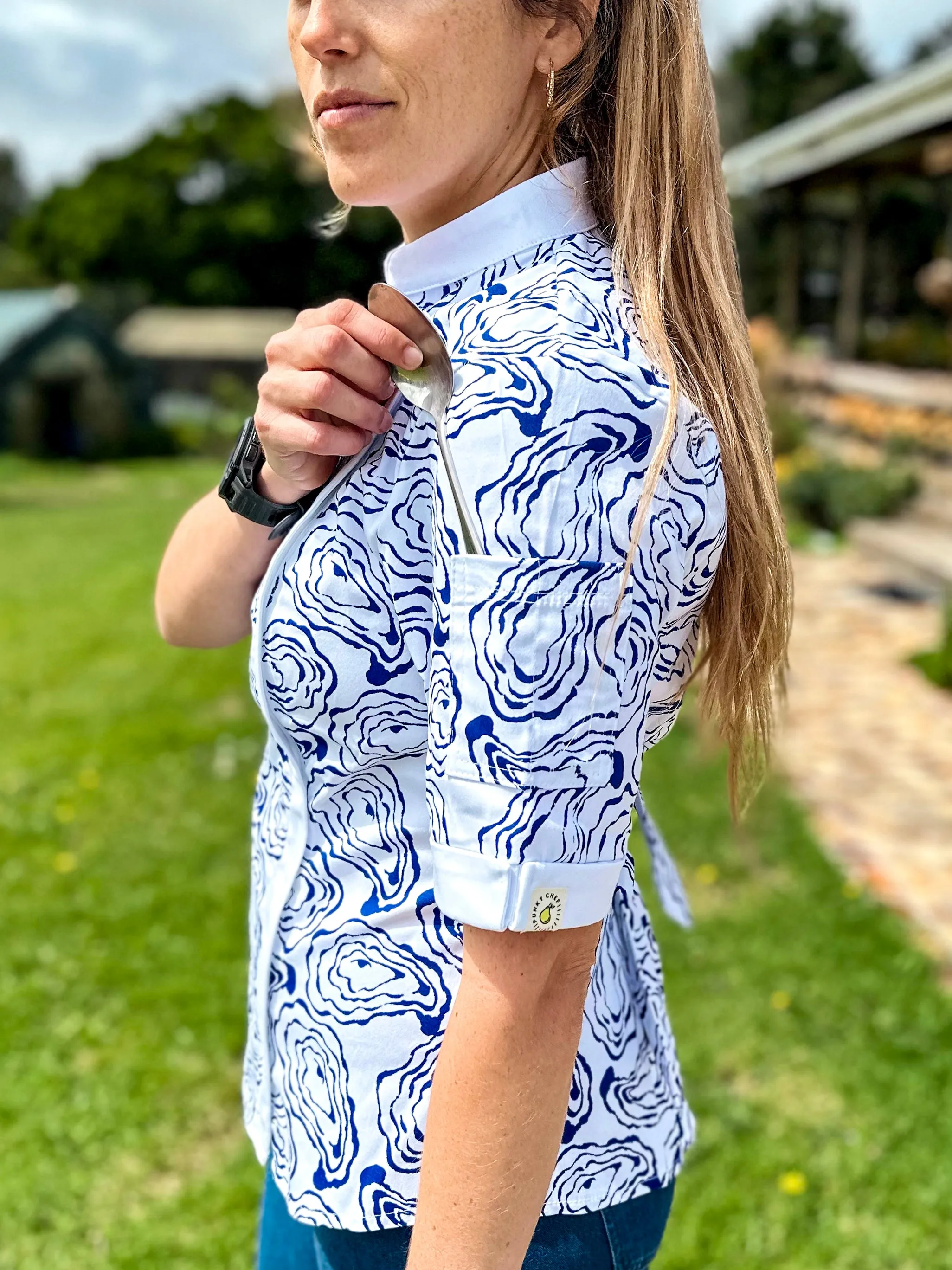 Tide Women's Fitted Chef Jacket