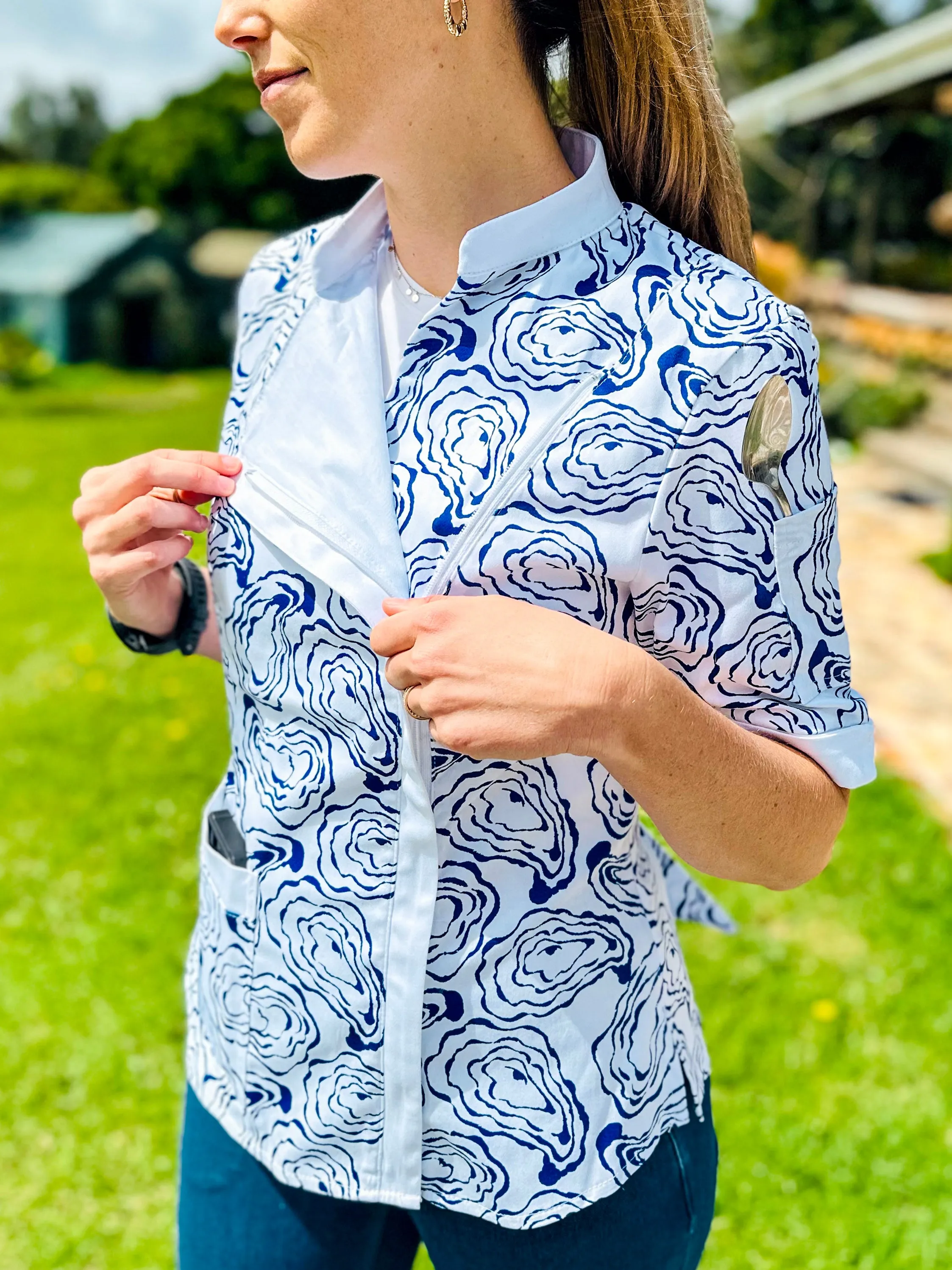 Tide Women's Fitted Chef Jacket
