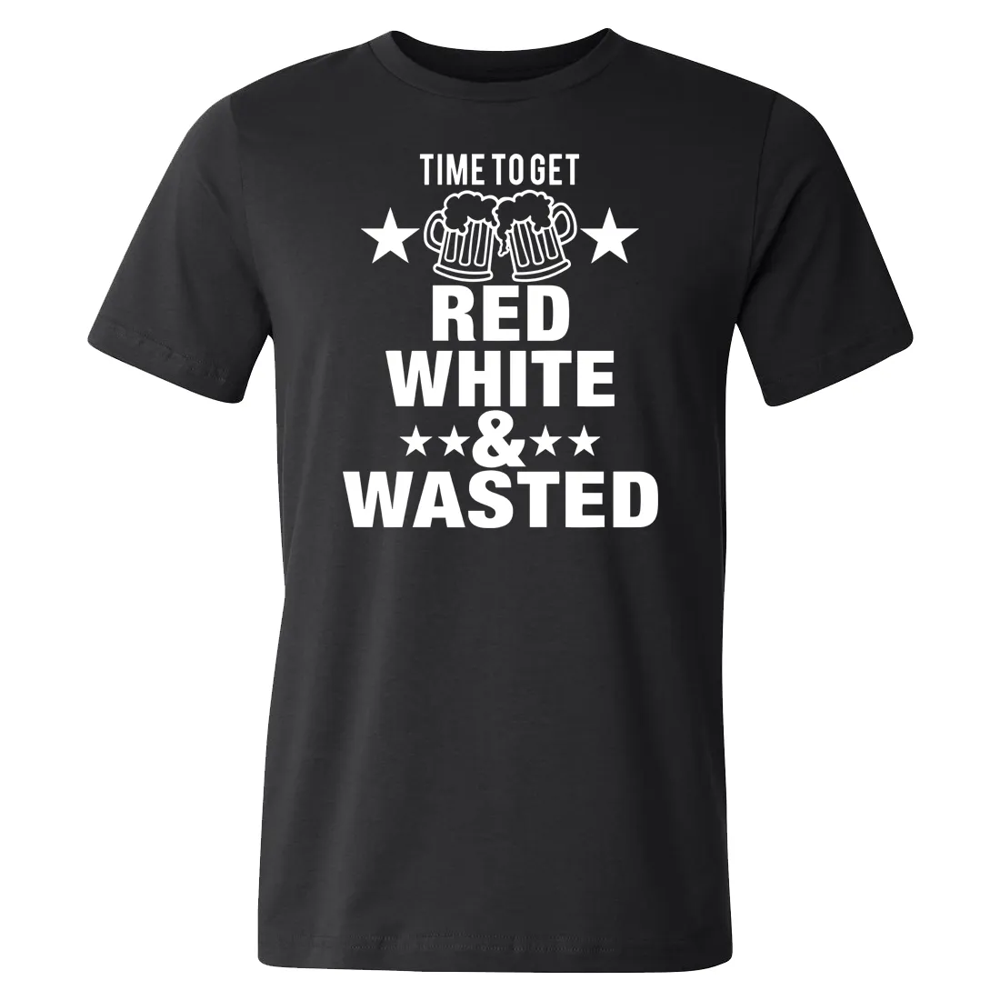 Time To Get Red White & Wasted Tee