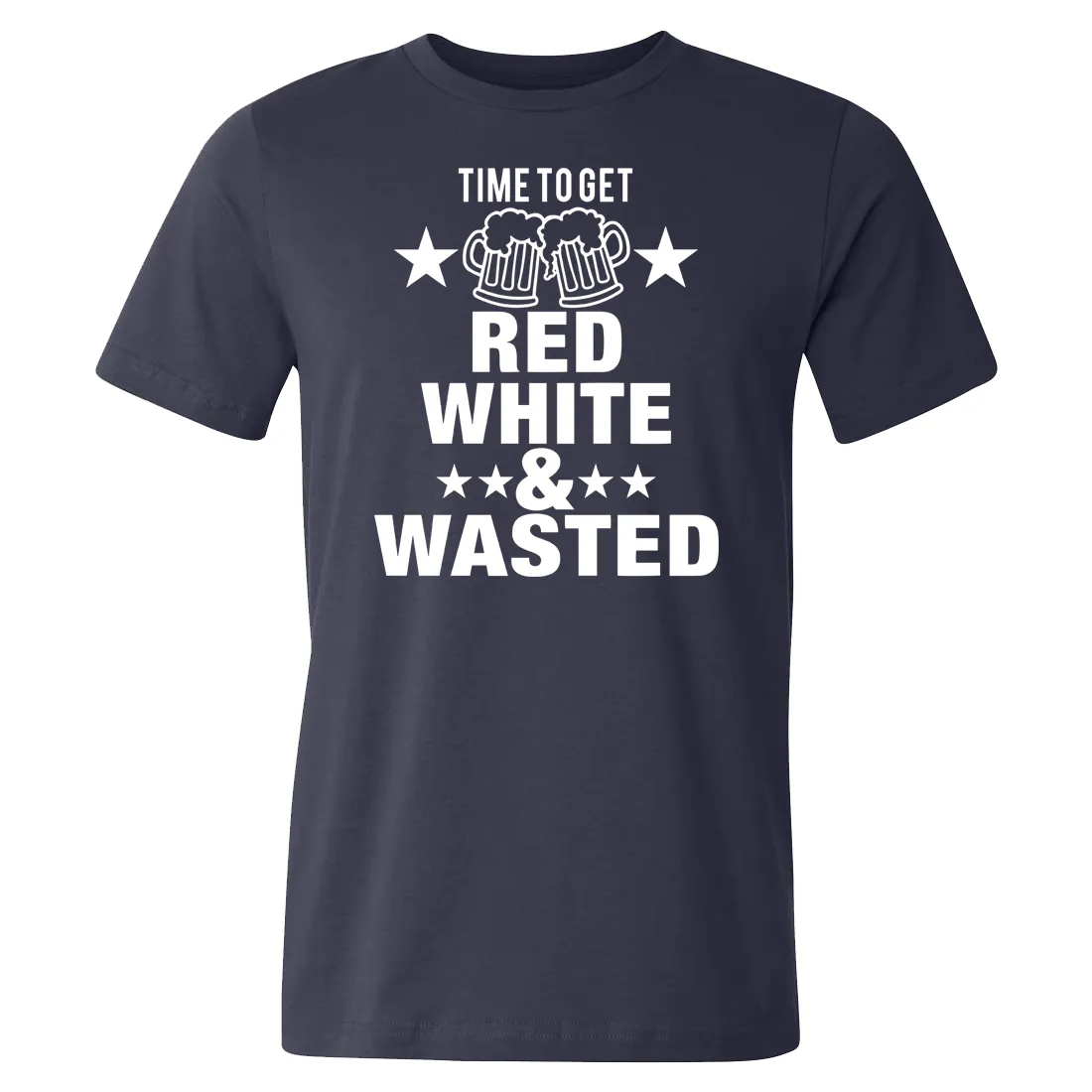 Time To Get Red White & Wasted Tee