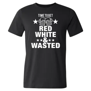 Time To Get Red White & Wasted Tee