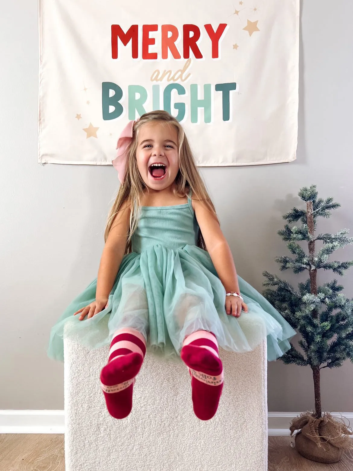 TUTU DRESS | dusty teal | girls**FINAL SALE** Please size up!