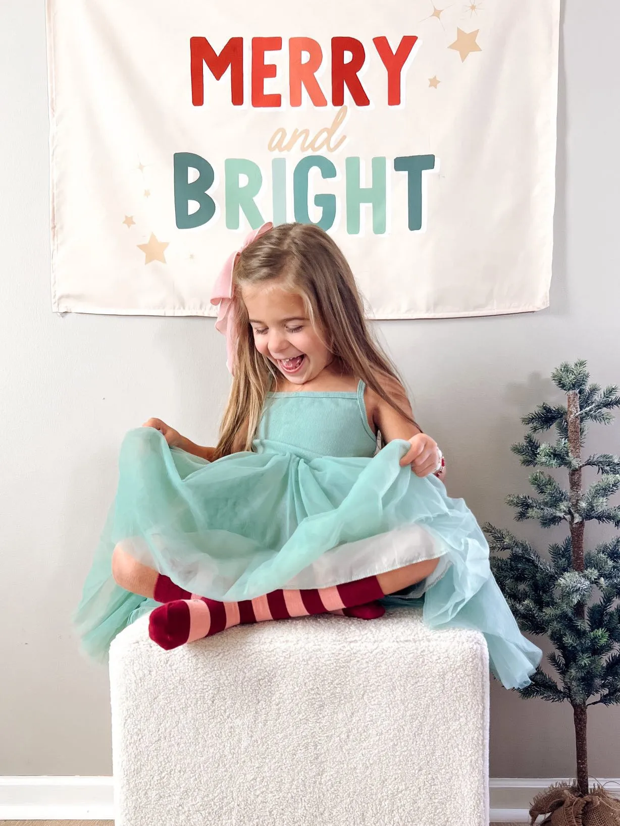 TUTU DRESS | dusty teal | girls**FINAL SALE** Please size up!